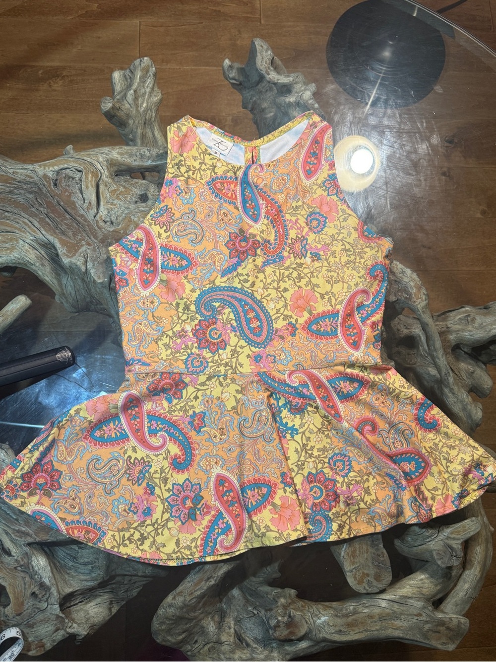 Luxury Paisley Peplum Blouse
